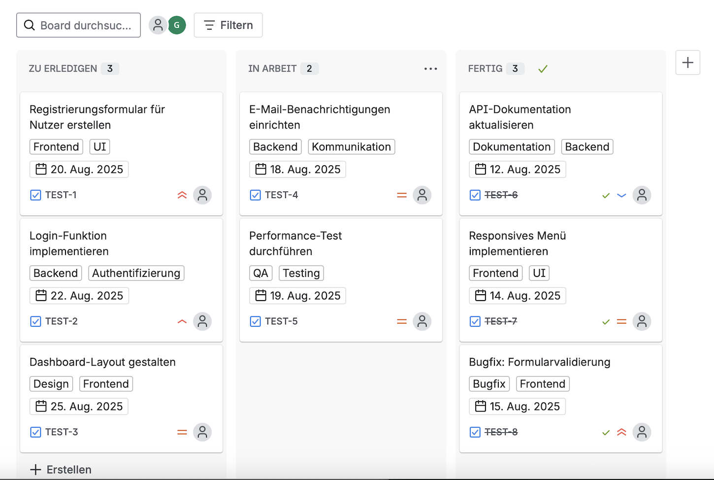 Jira Board